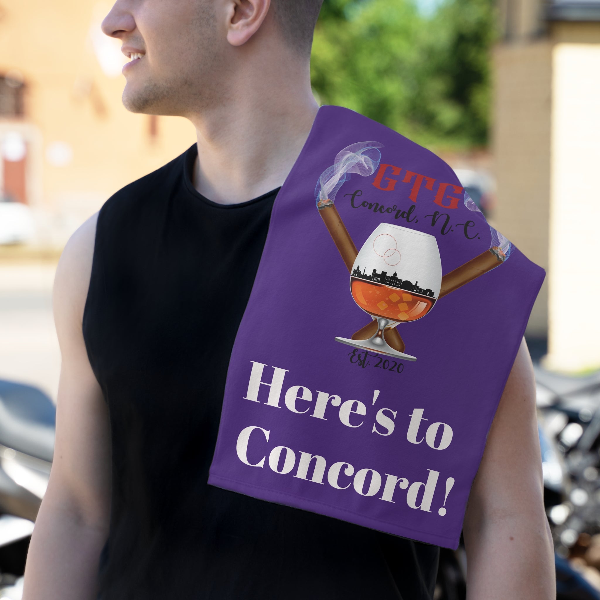 Here's to Concord Rally Towel - 11x18, Party Accessory for Celebrations
