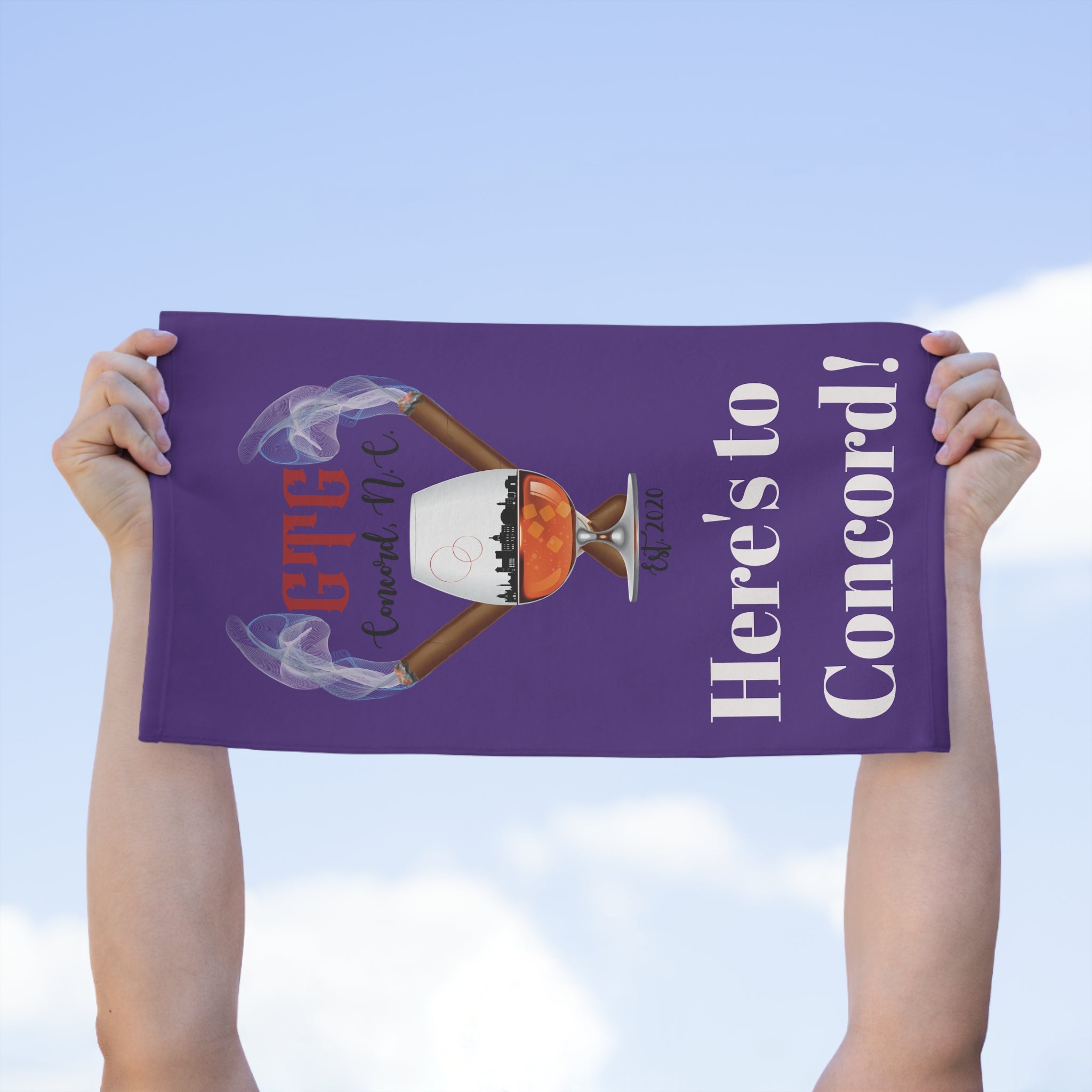 Here's to Concord Rally Towel - 11x18, Party Accessory for Celebrations