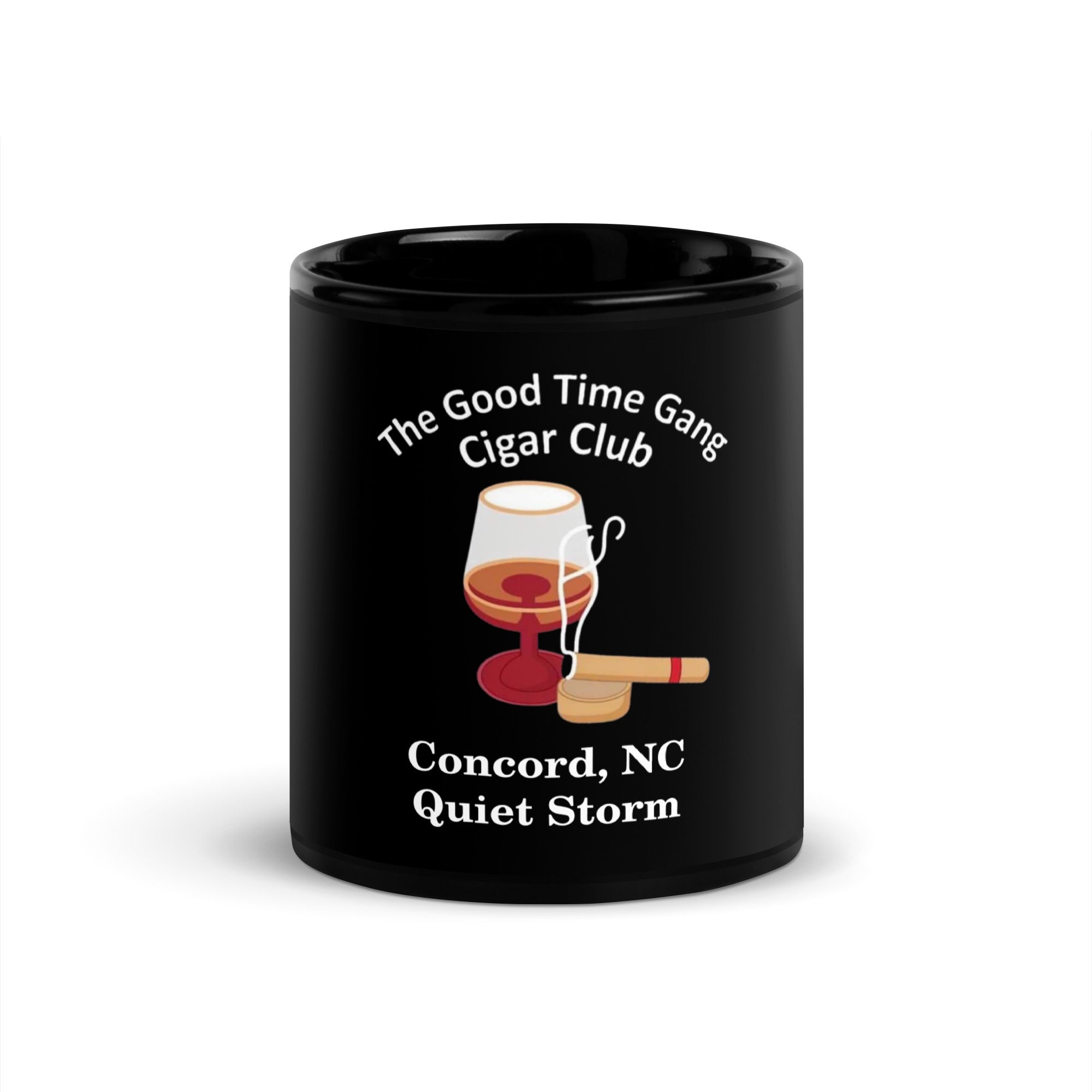 GTG Quiet Storm- Black Glossy Mug