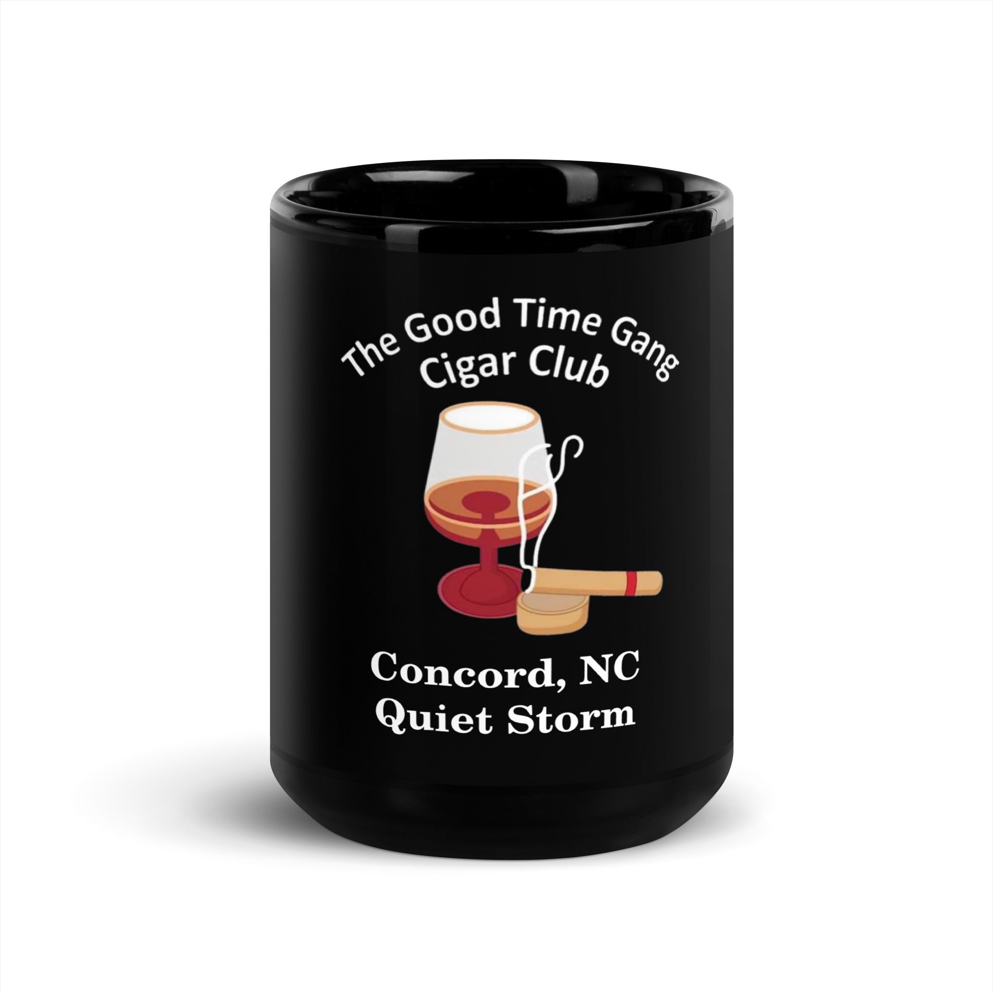 GTG Quiet Storm- Black Glossy Mug