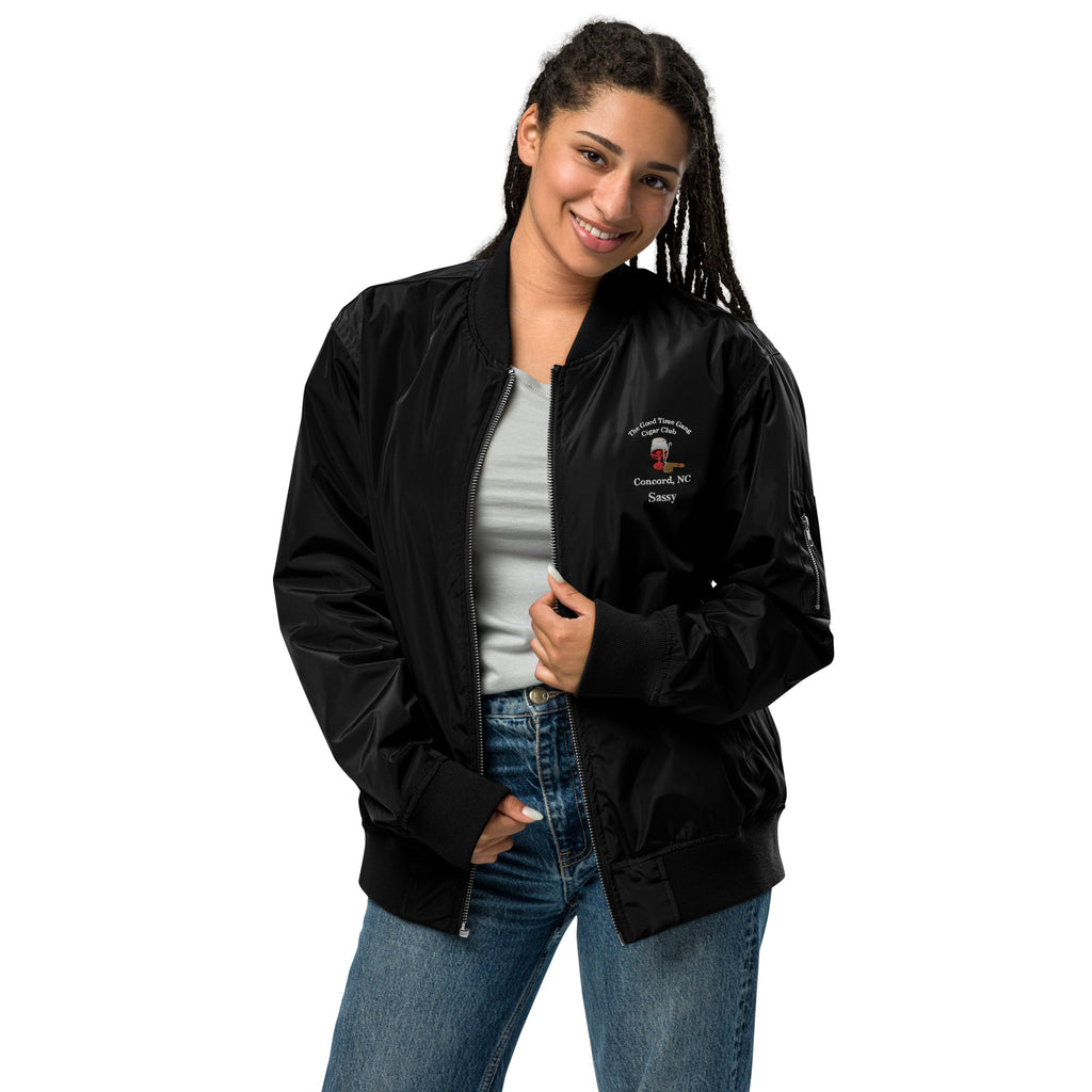 GTG Sassy Premium recycled bomber jacket