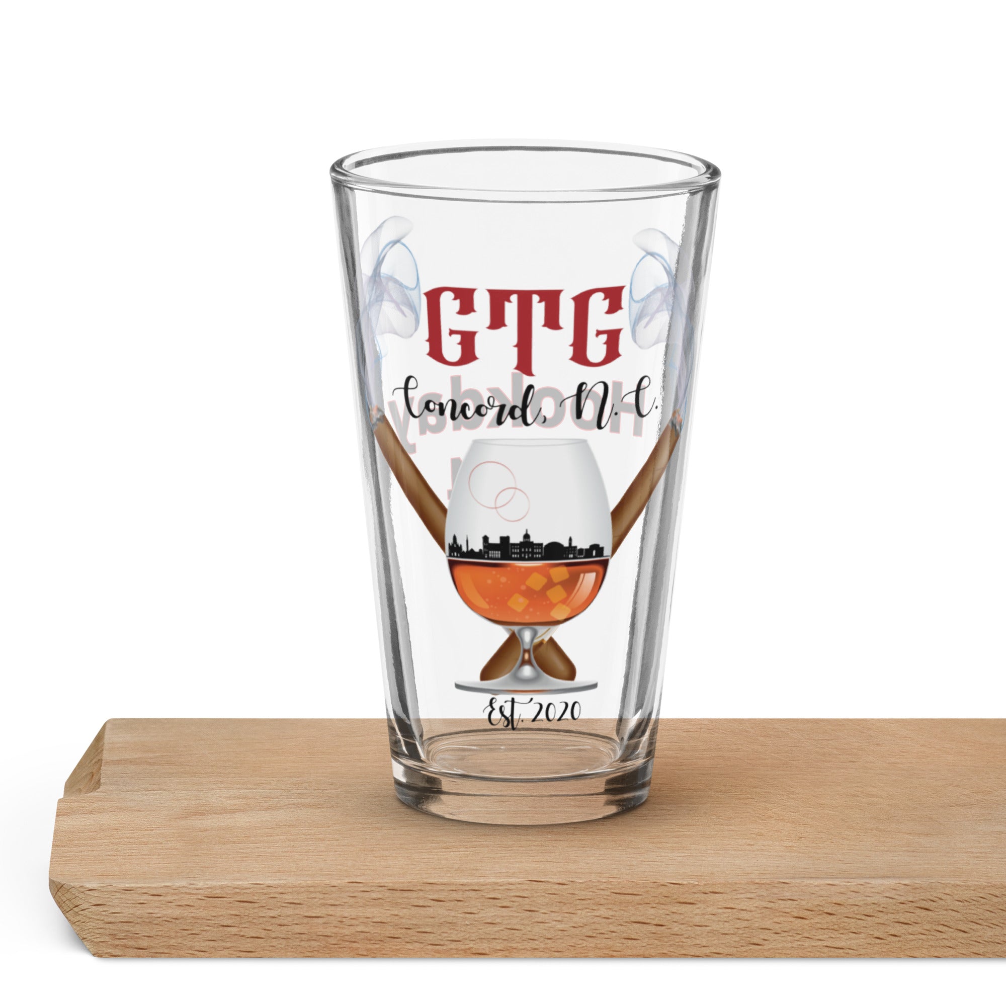 GTG Concord- Shaker pint glass