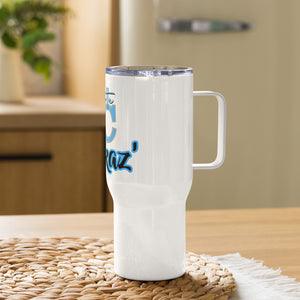 QC Smokaz- Travel mug with a handle