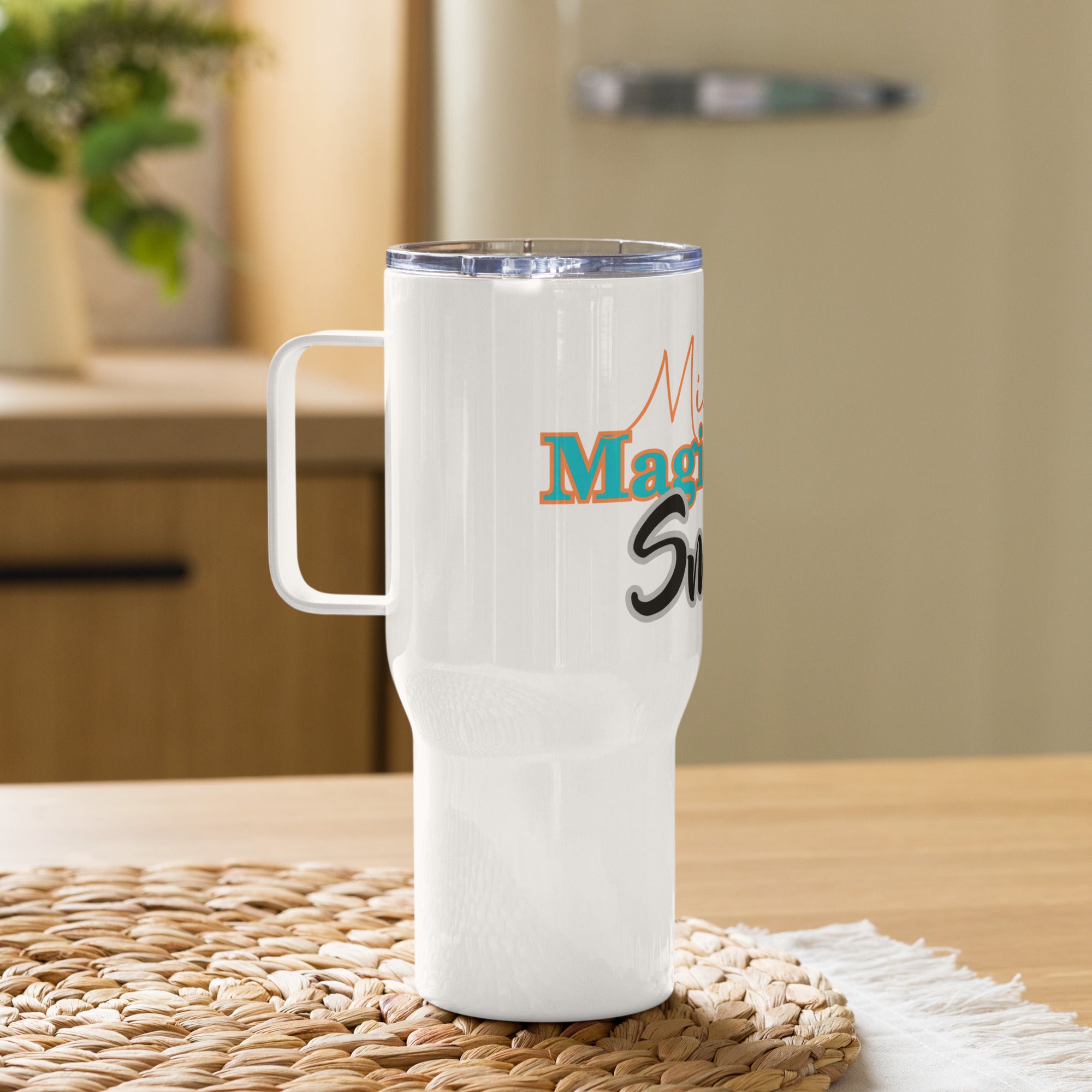 Magic City- Travel mug with a handle