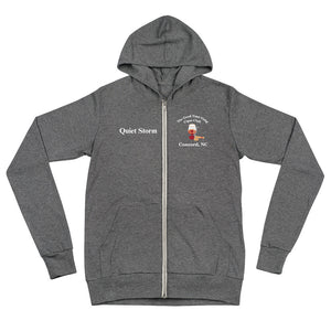 GTG Quiet Storm- Unisex zip hoodie