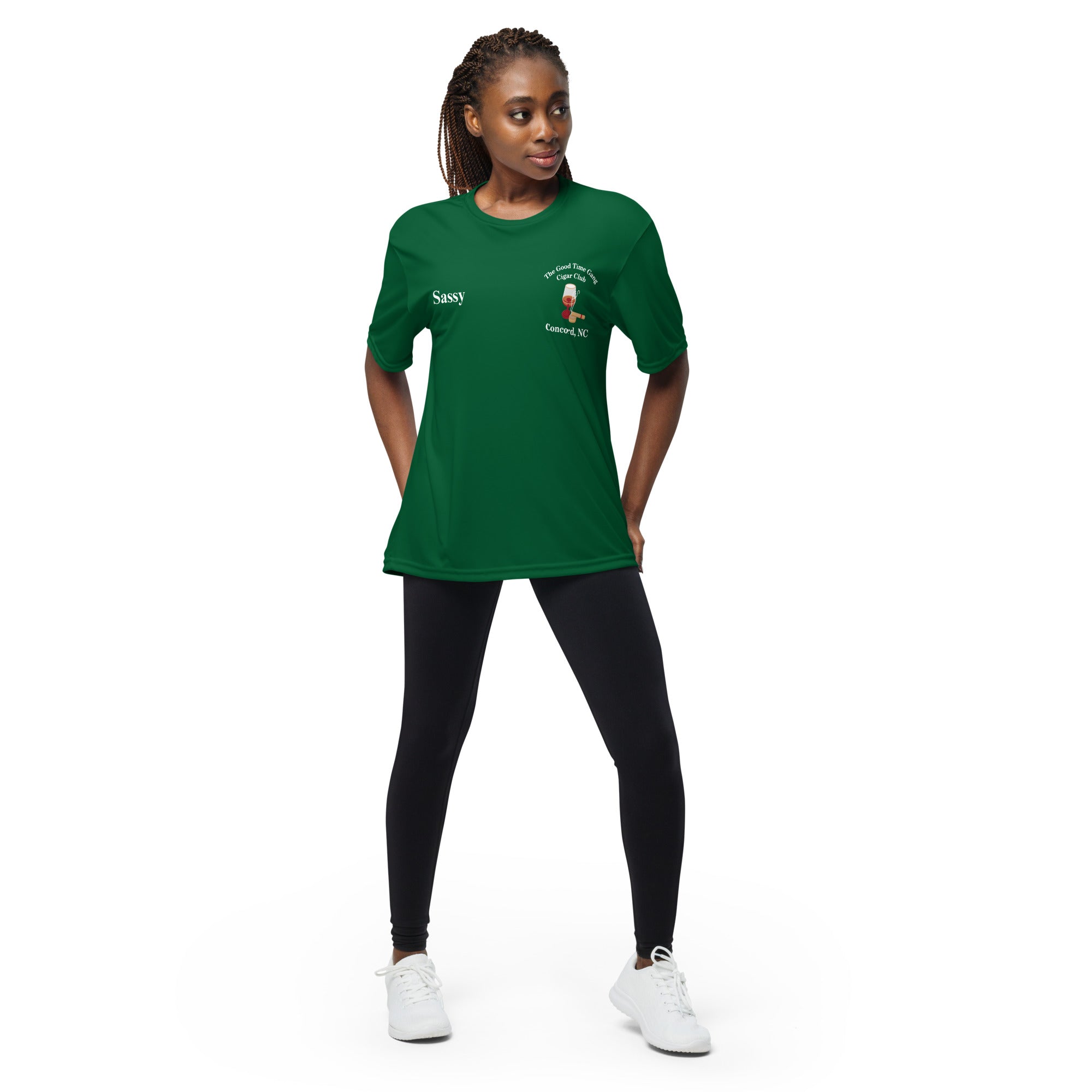 GTG Sassy Unisex performance crew neck t-shirt