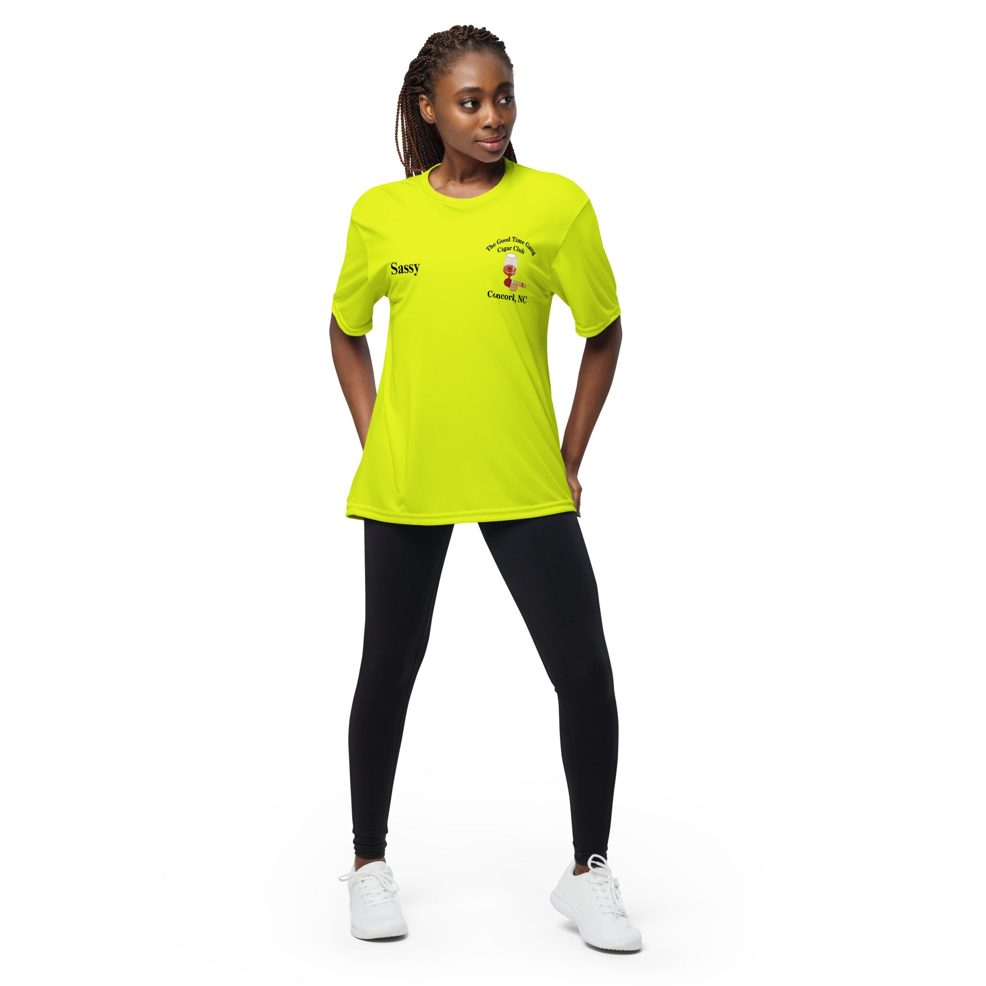 GTG Sassy Unisex performance crew neck t-shirt