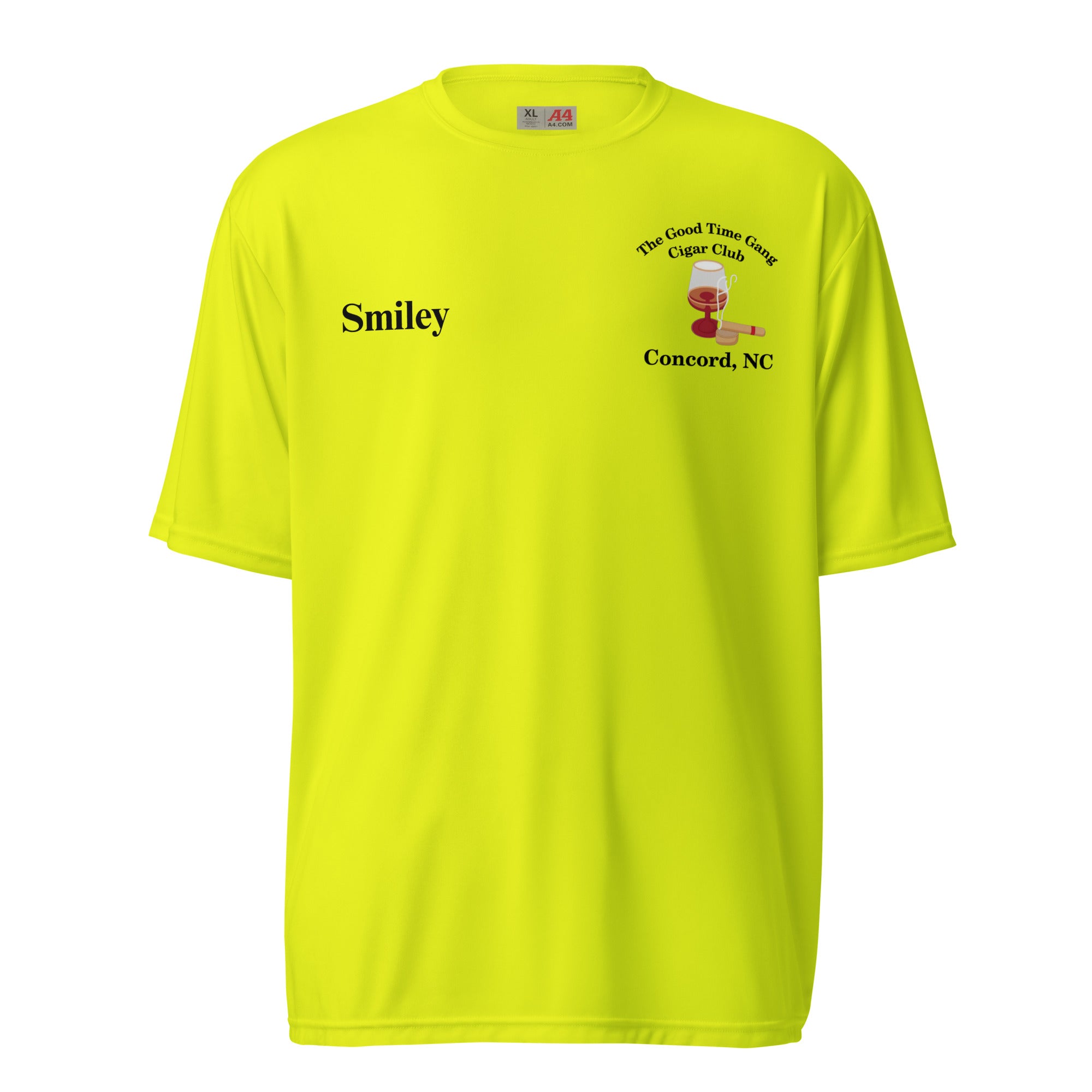 GTG Smiley- Unisex performance crew neck t-shirt