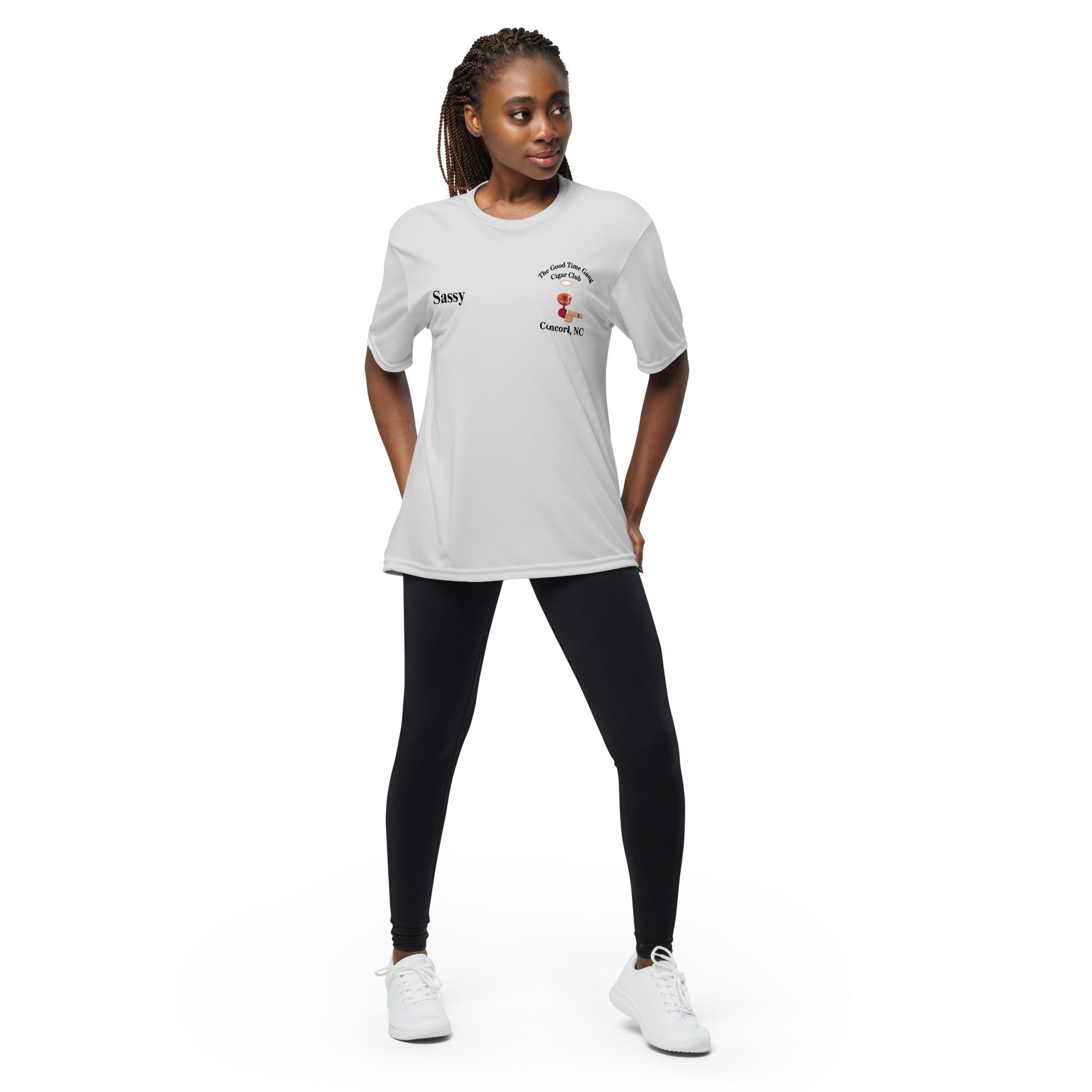 GTG Sassy Unisex performance crew neck t-shirt