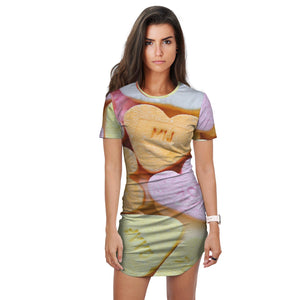 T-Shirt Dress- Multi-Color 4