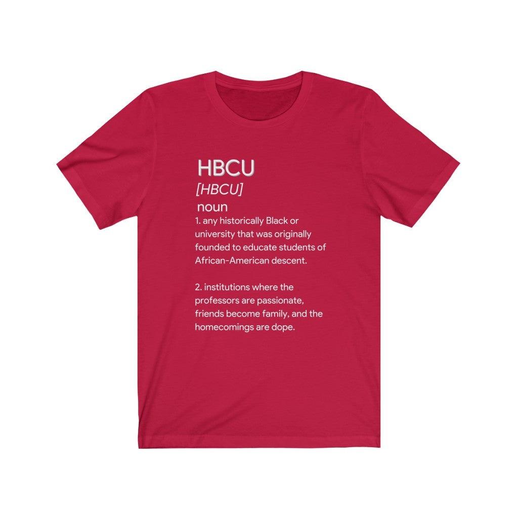 HBCU Defined- Unisex Jersey Short Sleeve Tee