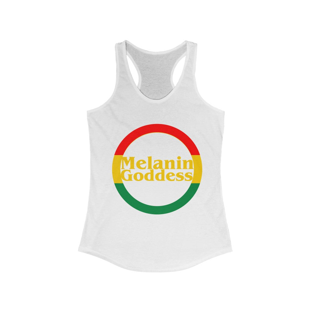 Melanin Goddess- Women's Ideal Racerback Tank