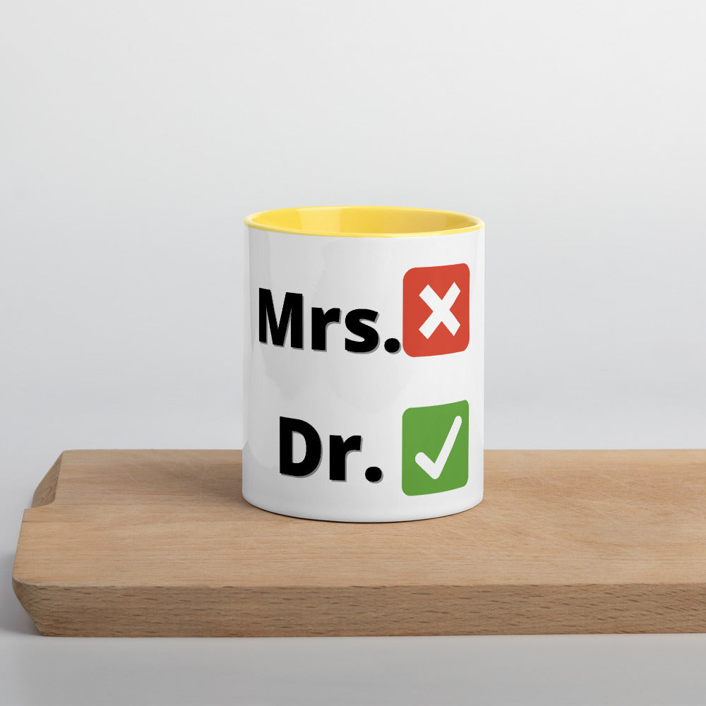 Dr./Mrs. - Mug with Color Inside