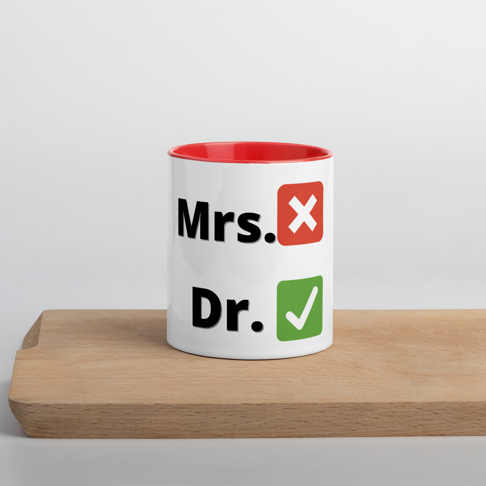 Dr./Mrs. - Mug with Color Inside