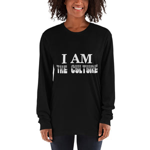 I am the Culture! Long sleeve t-shirt