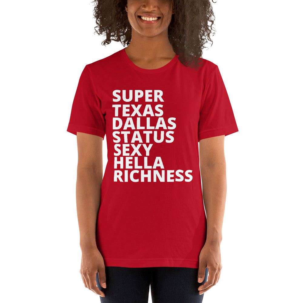 Dallas- Short-Sleeve Unisex T-Shirt