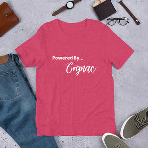 Powered by Cognac Short-Sleeve Unisex T-Shirt