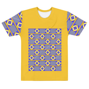 Black/Gold Kente Unisex T-shirt