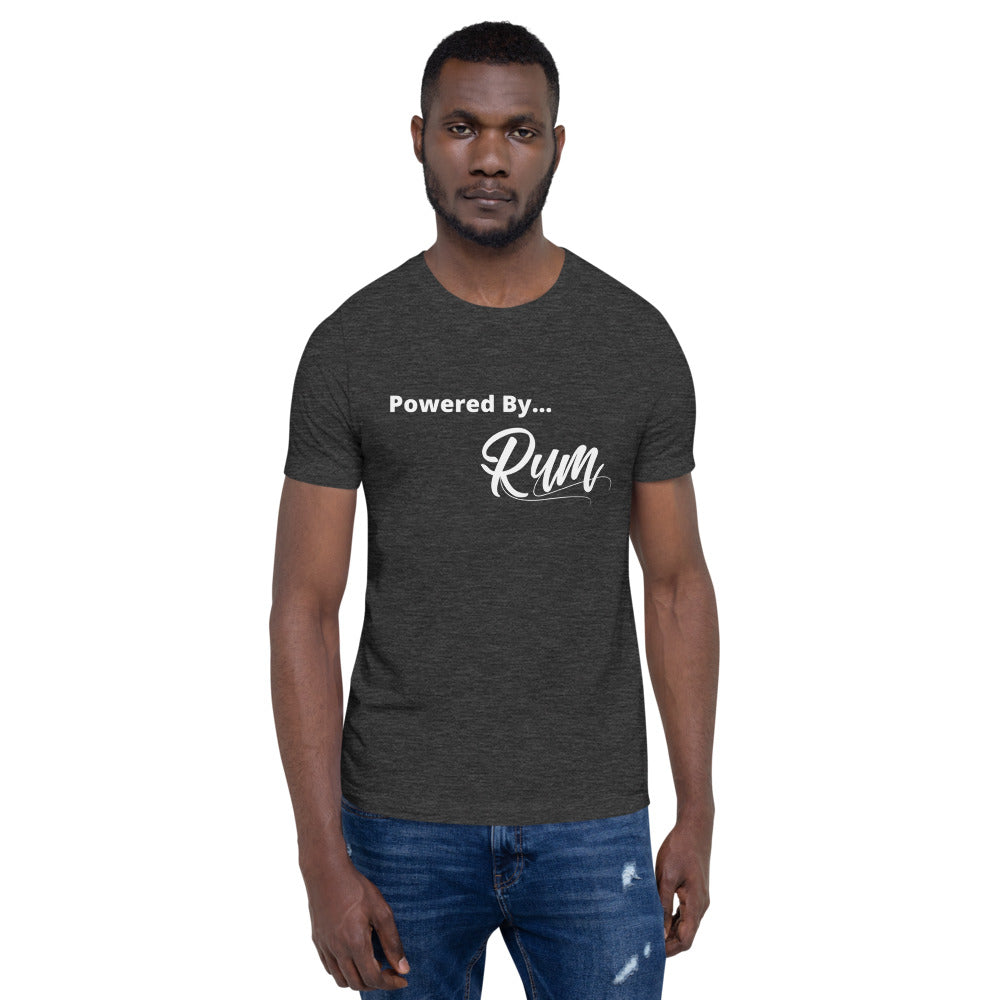 Powered by Rum - Short-Sleeve Unisex T-Shirt