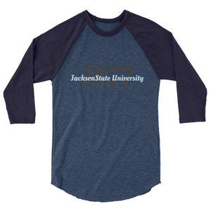 JSU 3/4 sleeve raglan shirt