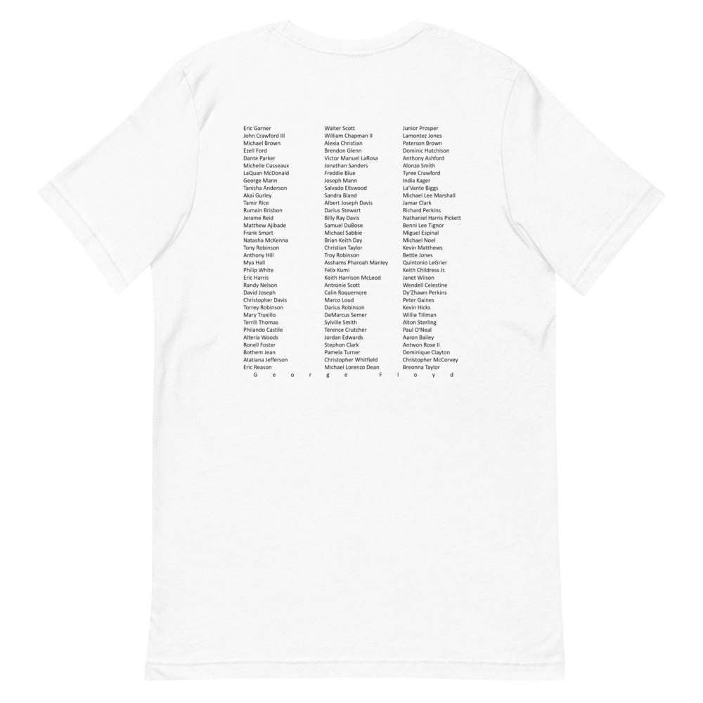 Our Lives Matter- Say their Names! Short-Sleeve Unisex T-Shirt