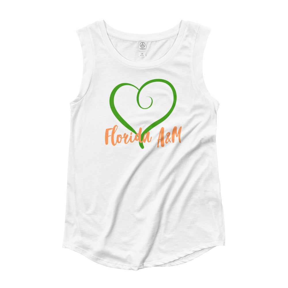 FAMU Love- Ladies’ Cap Sleeve T-Shirt