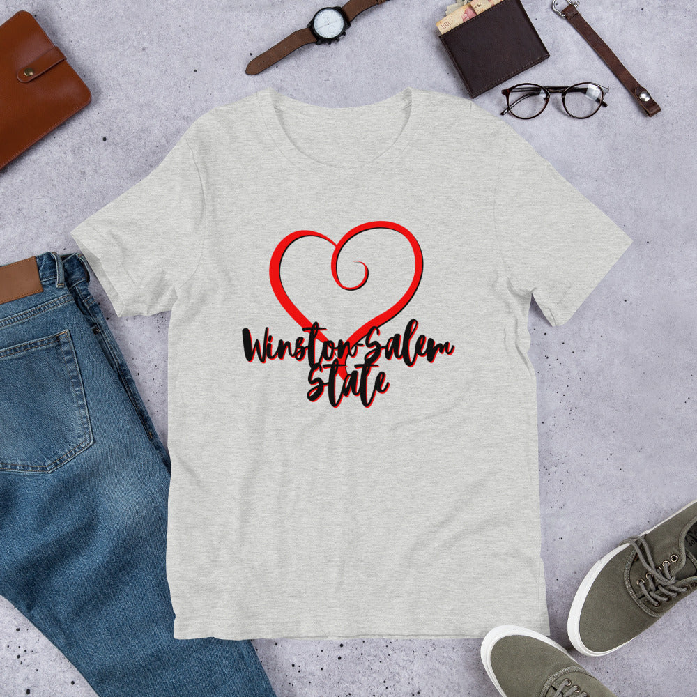 WSSU Love- Short-Sleeve Unisex T-Shirt