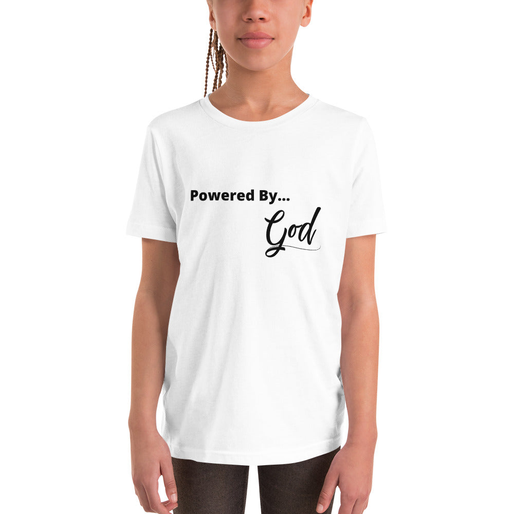 Powered by God Youth Short Sleeve T-Shirt