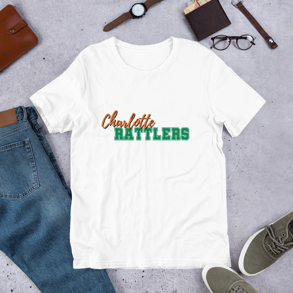 Charlotte Rattlers II- Short-Sleeve Unisex T-Shirt