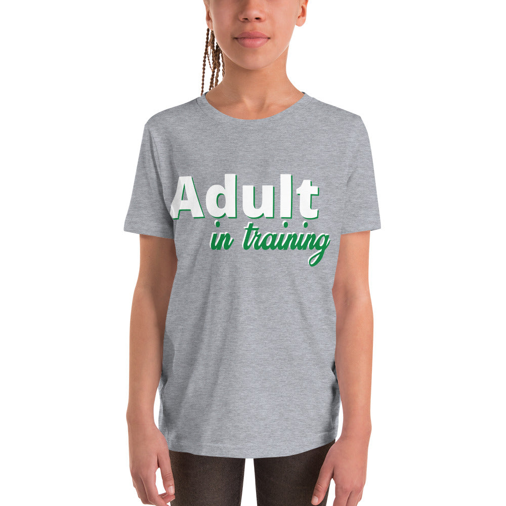 Adult in training- Youth Short Sleeve T-Shirt