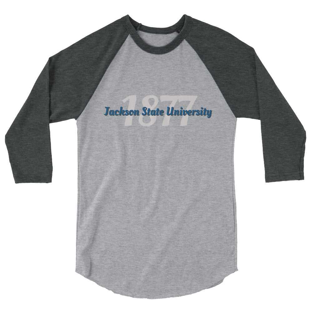 JSU 3/4 sleeve raglan shirt