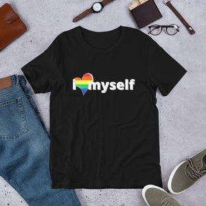 I Love Myself- LBGT- Short-Sleeve Unisex T-Shirt