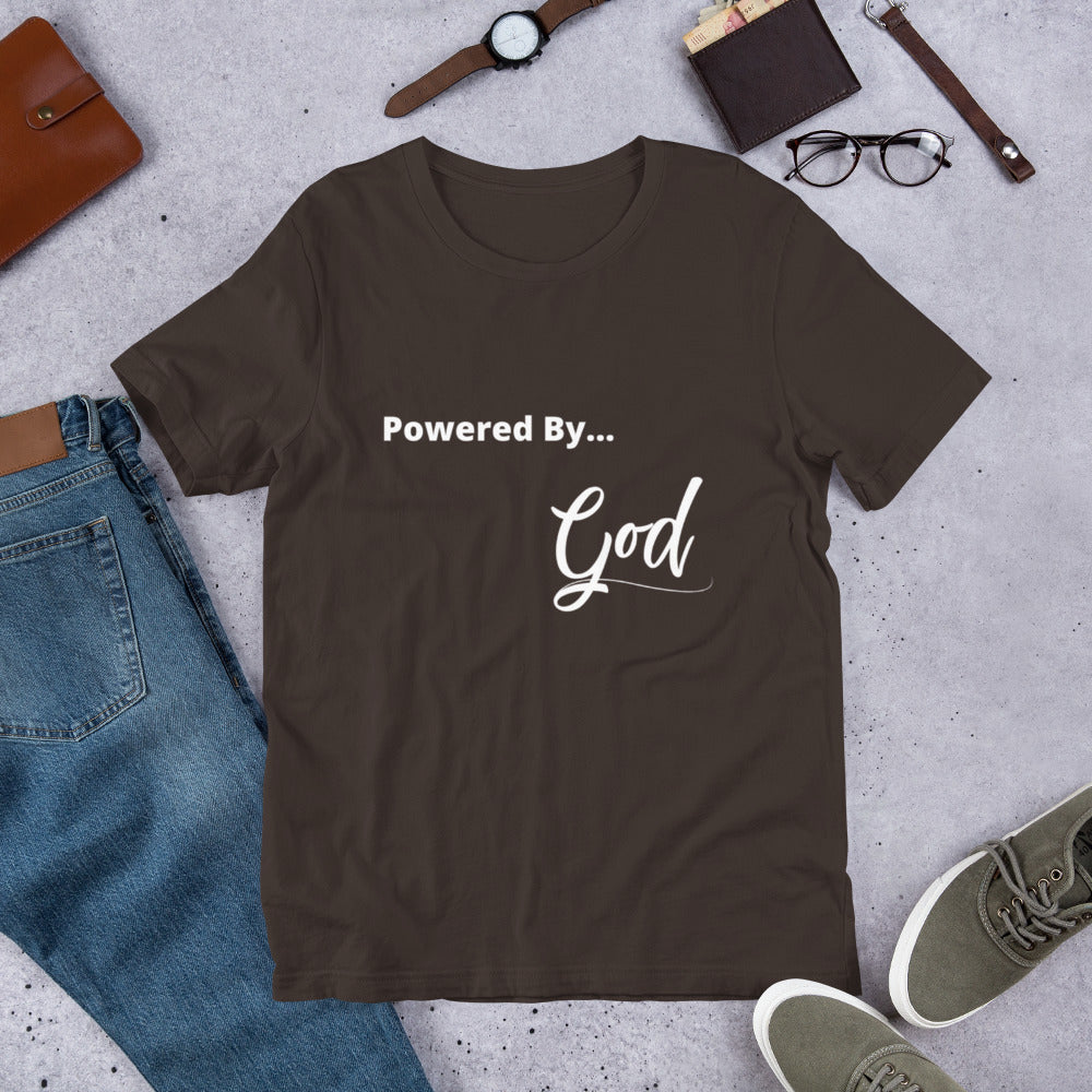 Powered by God 2 - Short-Sleeve Unisex T-Shirt
