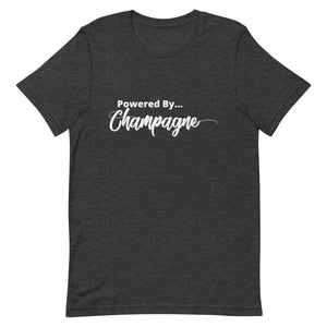 Powered by...Champagne Short-Sleeve Unisex T-Shirt