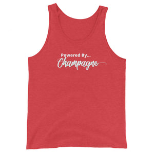 Powered by...Champagne Unisex Tank Top