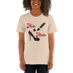 Cigars and Stilettos - Short-Sleeve Unisex T-Shirt