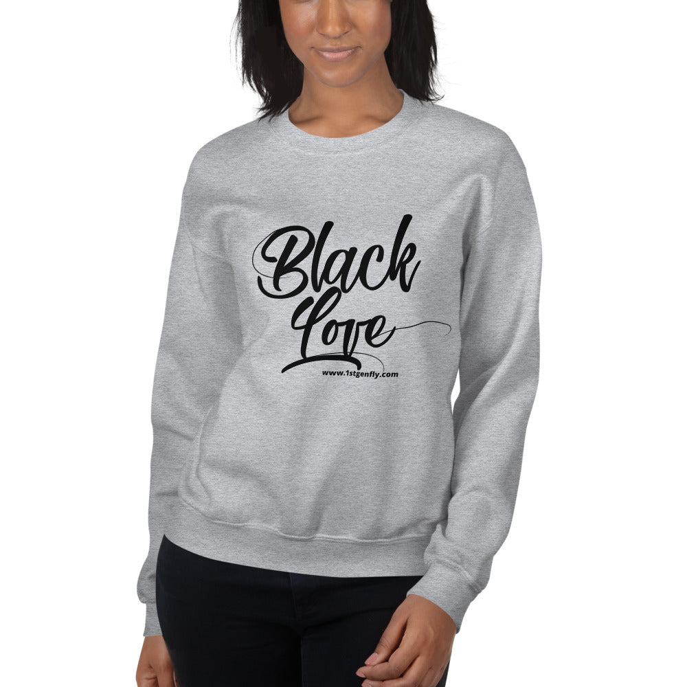 Black Love Unisex Sweatshirt