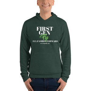 First Gen Fly- Green Unisex hoodie