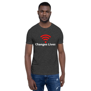 Wifi Changes Lives! Short-Sleeve Unisex T-Shirt