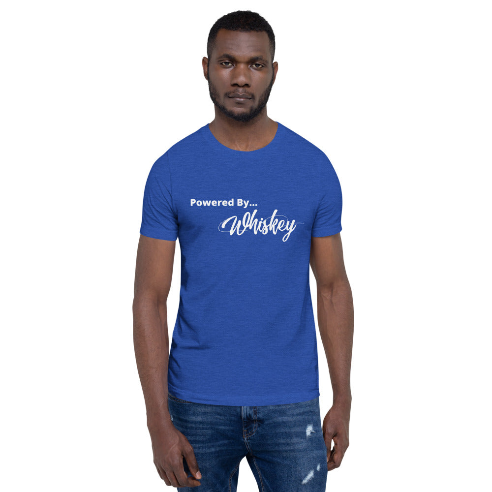 Powered by Whiskey Short-Sleeve Unisex T-Shirt