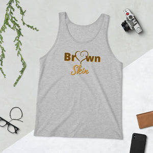 Brown Skin Unisex Tank Top