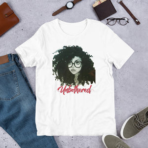 Unbothered - Big Hair and Glasses Short-Sleeve Unisex T-Shirt