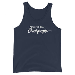 Powered by...Champagne Unisex Tank Top
