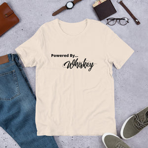 Powered by Whiskey Short-Sleeve Unisex T-Shirt