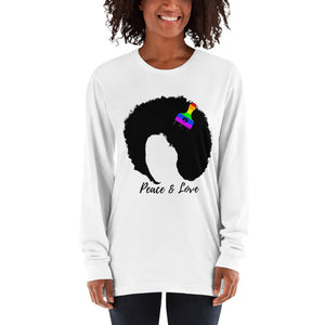 Peace and Love! Long sleeve t-shirt