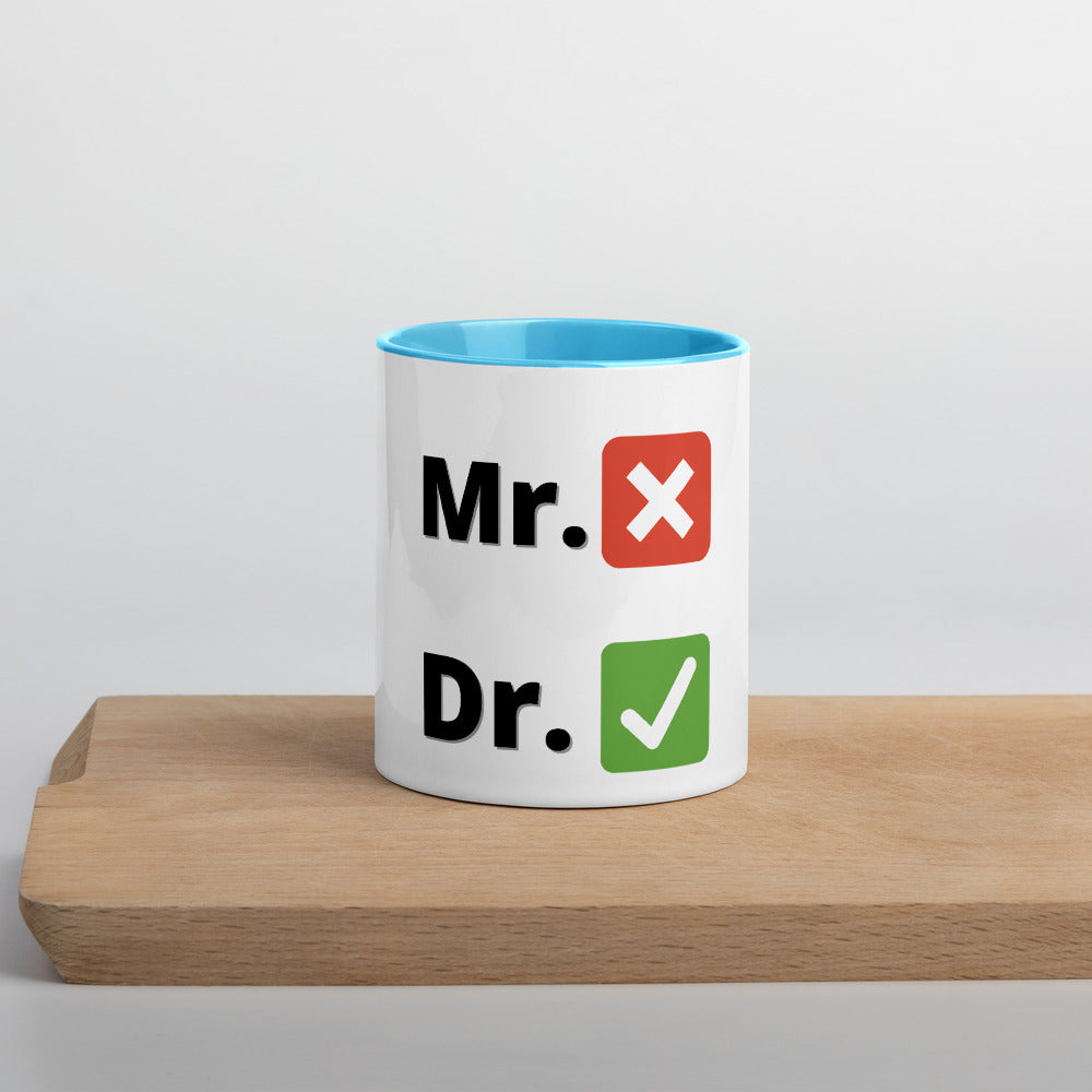 Dr./Mr. Mug with Color Inside