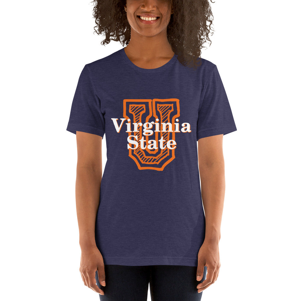 Virginia State U - Short-Sleeve Unisex T-Shirt