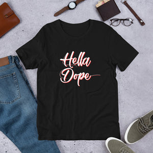 Hella Dope Red Short-Sleeve Unisex T-Shirt