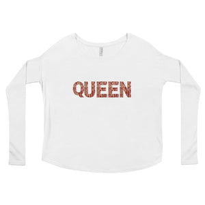 Queen Kente - Ladies' Long Sleeve Tee
