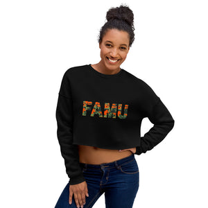 FAMU Camo Crop Sweatshirt